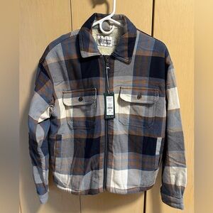 Alpine Design Sherpa Lined Flannel Shirt Jacket - NWT